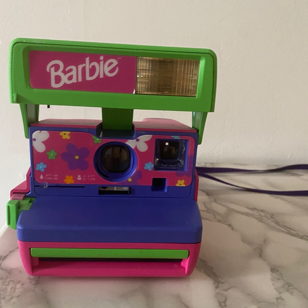 Vintage Barbie Polaroid camera